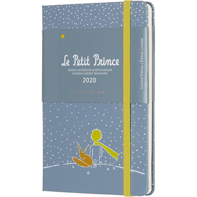 Еженедельник MOLESKINE Le Petit Prince Pocket Fox, серый DPP12DC2Y20